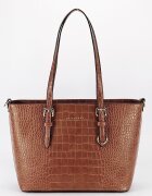 Flora&Co Paris Geanta camel cu print reptila X9530 11