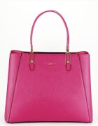 Flora&Co Paris Geanta fucsia FloraCo Paris de talie mare F2588 11