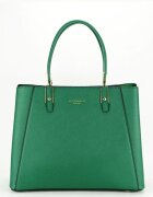 Flora&Co Paris Geanta verde FloraCo Paris de talie mare F2588 11