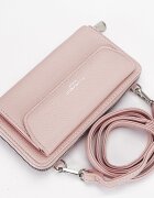 Flora&Co Paris Portofel si port telefon roz H6017 07
