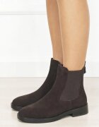 Ideal Shoes Ghete dama maro din piele naturala 5309A 118