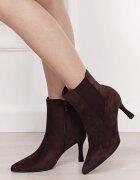 La Bottine Souriante Botine maro elegante cu toc subtire BYDJ1620 116