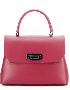 Made in Italy Geanta din piele naturala bordo Alicia 123