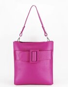 Made in Italy Geanta fucsia din piele naturala cu borseta detasabila 8929 124