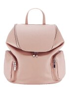 Made in Italy Rucsac Premium mare din piele naturala fabricat in Italia 8961 122 Roz