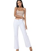 Nina Carter Blugi albi dama Evazati P080-10 M10