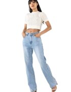 Nina Carter Blugi dama drepti albastru deschis T002-4 M7