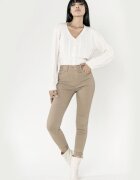 Nina Carter Blugi Dama Slim Maro taupe P109-65 M8