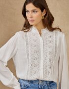 SOFILINE Camasa dama alba cu broderie ZS8007 M9