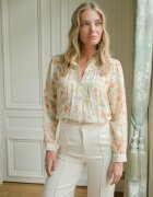 SOFILINE Camasa dama bej cu imprimeu floral ASD93128 M8