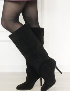 SOFILINE Cizme lungi negre din piele naturala VP-3 111