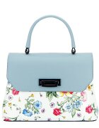 SOFILINE Geanta albastra cu imprimeu floral 8959 124