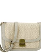 SOFILINE Geanta bej crossbody cu model impletit CM7497 15