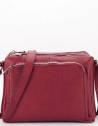 SOFILINE Geanta bordeaux din piele naturala Camelia 124