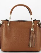 SOFILINE Geanta camel medie din piele naturala 8939 122