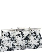 SOFILINE Geanta clutch alb arginitiu cu paiete BMN-1248 06