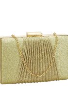 SOFILINE Geanta clutch auriu cu sclipici 1009 05
