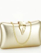 SOFILINE Geanta clutch auriu simplu BME-600 05