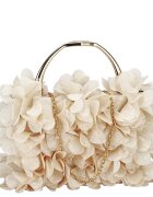 SOFILINE Geanta clutch bej cu model floral 3D BXQ-327 05