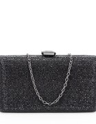 SOFILINE Geanta clutch cu pietricele BJH-715 06 Negru