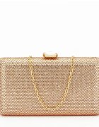 SOFILINE Geanta clutch cu pietricele BJH-715 06 Sampanie