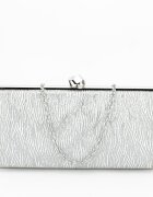 SOFILINE Geanta clutch cu sclipici BYH-856 05 Argintiu