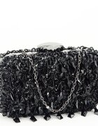 SOFILINE Geanta clutch neagra cu cristale si paiete BME6011 06