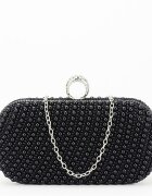 SOFILINE Geanta clutch negru cu perle BYH863 06