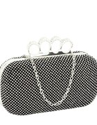 SOFILINE Geanta clutch negru cu pietricele 2016-5 05