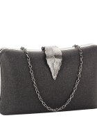 SOFILINE Geanta clutch negru simplu BME-600 05