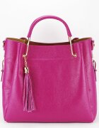 SOFILINE Geanta din piele naturala Ariana 122 33x30x13 cm Fucsia