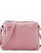 SOFILINE Geanta din piele naturala roz plamaniu Camelia 124
