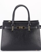 SOFILINE Geanta medie neagra din piele naturala 1727 122