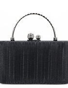 SOFILINE Geanta neagra clutch resigilata cu maner BME-622-RESIG