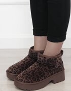 SOFILINE Ghete cu textura si imprimeu leopard JB1999 116