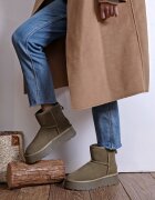 SOFILINE Ghete kaki din piele naturala JB1925 117
