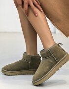 SOFILINE Ghete kaki din piele naturala JB1966 111