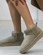 SOFILINE Ghete taupe din piele naturala JB1966 111