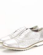 SOFILINE Pantofi oxford din piele naturala argintiu Magda 01