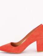 SOFILINE Pantofi portocalii cu toc gros Adelina 03