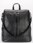 SOFILINE Rucsac 2 in 1 negru din piele naturala 873 124
