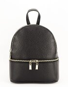 SOFILINE Rucsac mic din piele naturala negru Ana 122