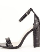 SOFILINE Sandale negre cu imprimeu Frida 132