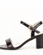 SOFILINE Sandale negre cu imprimeu Violeta 130