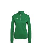 adidas Îmbracaminte Sweat-shirt Entrada 22 demi-zip vert slim femme
