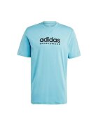 adidas Îmbracaminte T-shirt coupe ample bleu