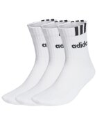 adidas Lenjerie intimă Chaussettes 3 stripes linear cushioned 3 pack blanc