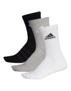 adidas Lenjerie intimă Chaussettes cushioned crew gris/noir/blanc