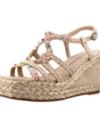 ALMA EN PENA Pantofi Sandalia Plataforma Suede