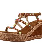ALMA EN PENA Pantofi Sandalia Platafroma Suede